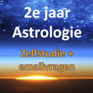 2e jaar Opleiding Astrologie<br>Zelfstudie + emailvragen